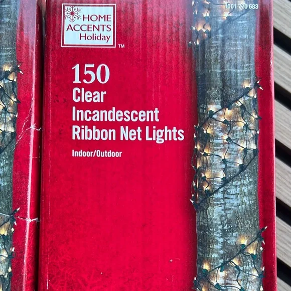 Home Accents Holiday Clear Incandescent Ribbon Net Lights - Picture 2 of 4